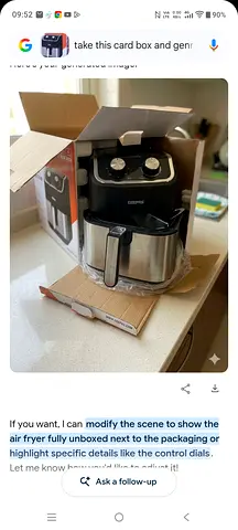 Geepas brand new ( sealed pack ) air fryer 5 litre capacity.