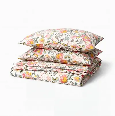 Floral Duvet Cover Set with 2 Pillowcases 240x220 cm