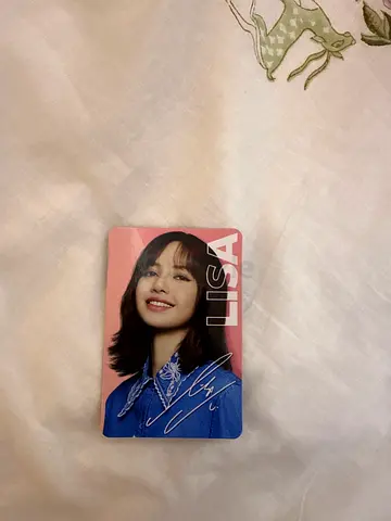 Lisa Blackpink x oreo collaboration photocard exclusive pc official