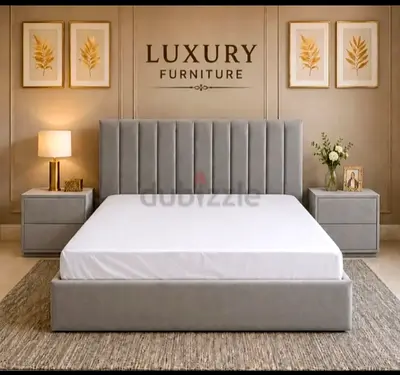 Bed Brand New luxury queen size bed frame with mattress available