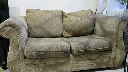 Classic 2 seater fabric love seated Sofa