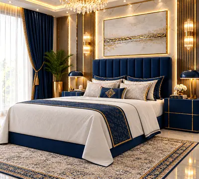 New Upholstered king Bed with mattress king size bed frame luxury storage bed new Beige double bed