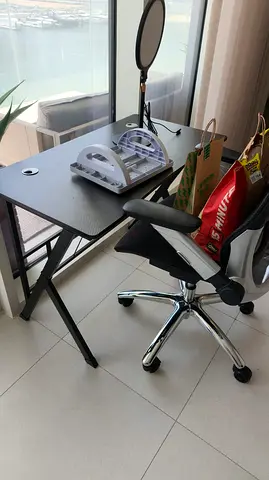 Compact K Shaped Home Office Desk