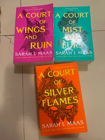 A Court of Thorns and Roses trilogy by Sarah J. Maas - paperback set (3 books)
