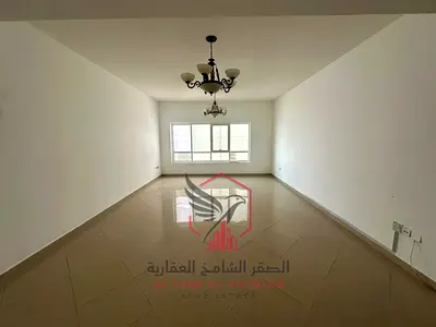 اكبر غرفتين وصالة ماستر بغرفة خدامة اطلالة مفتوح مع شهر وجيم ومسبح مجاني مساحات واسعة واسهل تسهيلات في المجاز3 علي كورنيش المجاز3