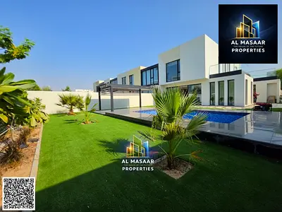 Villa in Al Zorah Golf Compound, Ajman, including electricity, water, and air conditioning. Freehol