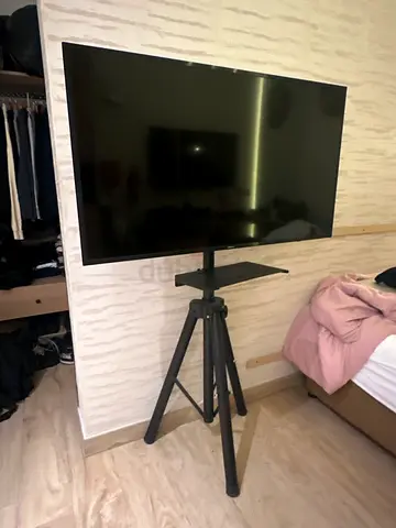 50 inch LED TV on portable stand - good condition