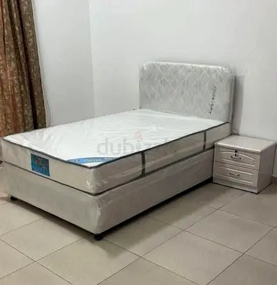 Brand Double size 120×190cm Amrican base bed with Mattress Available