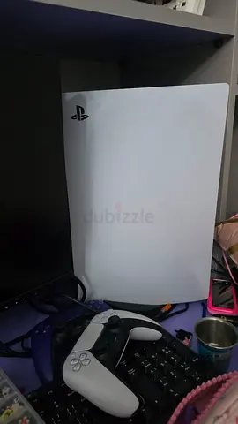 Sony PlayStation 5 Console with DualSense Controller - White and purple
