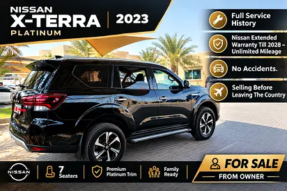 Unlimited Warranty - Nissan Xterra Platinum 2023- warranty till 2028