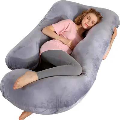 Pregnancy Pillow - U Shaped Support (Grey)