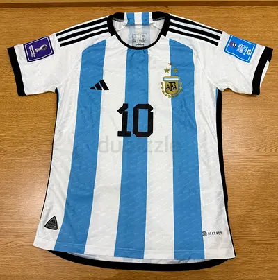 Argentina #10 Football Jersey - Blue & White Stripes