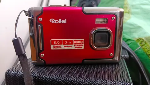 Rollei Sportsline 80 Digital Camera, 8.0 Megapixel, 1080p Full HD