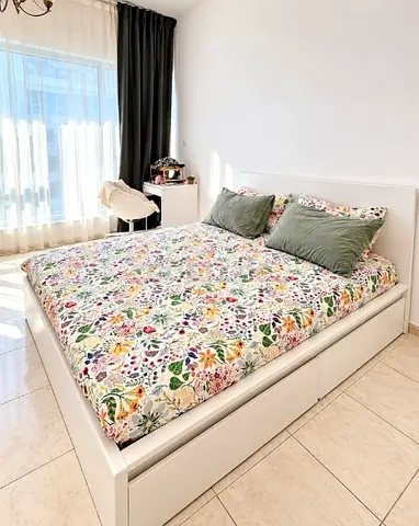 Ikea King Size Bed with Mattress Available in Perfect Condition
