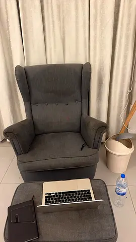 Chair with ottoman