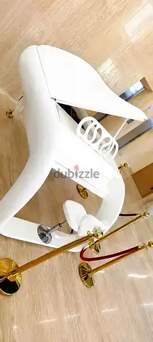 Ferrari-Inspired White Car Shaped Grand Piano – Luxury Statement Design
