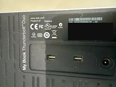 WD My Book Thunderbolt Duo 6TB External RAID Storage (Dual Thunderbolt)