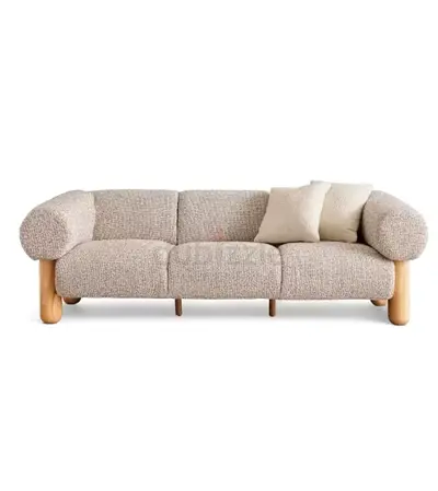 TWO 2x Pan Homes Off-White 3-Seater Sofas
– COLLECTION ONLY