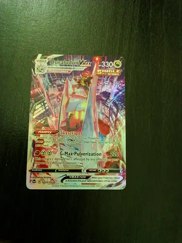 Pokémon TCG Duraludon VMAX Full Art Card - Single Collectible