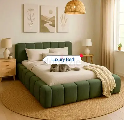 BRAND New High Quality Luxury King Size Bed Including Spring Mattress