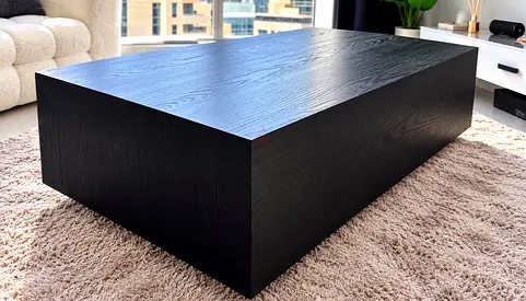 Modern Black Coffee Table – Pan Home | AED 500