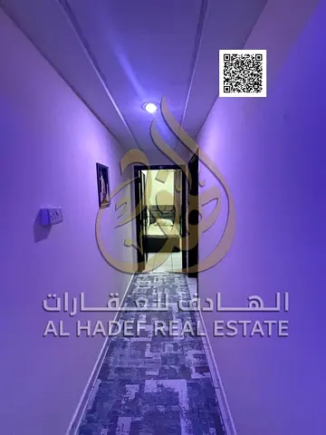 For rent in Ajman Two rooms and a furnished living room in Al Nuaimiyah 2 area on King Faisal Stree