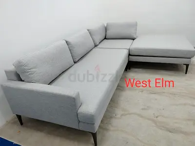 West Elm sectional sofa