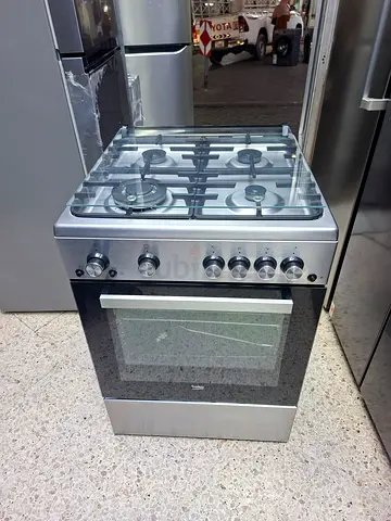 Beko Steel Gas Cooker with Oven - 4 Burners (Used)