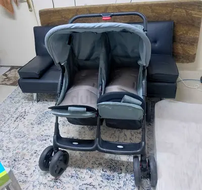 Double stroller for two children - used, good condition