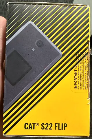 CAT S22 Flip rugged 4G flip phone, 16GB, new in box