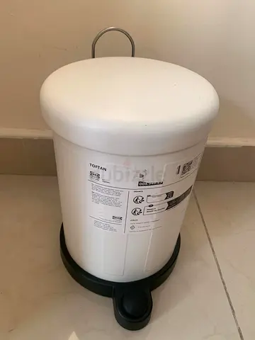 Ikea TSSP Waste bin, White 4 liter