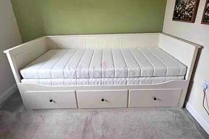 Ikea hemnes day bed with mattress