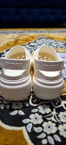 White Crocs-style Clogs - Size M10 W12 Unisex