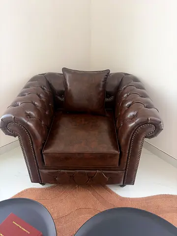 Vintage Brown & Classic design Luxurious chair