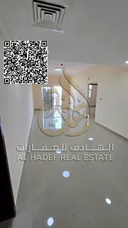 One-bedroom apartment with a living room in Al Jurf 3, first occupant, two bathrooms with showers, b