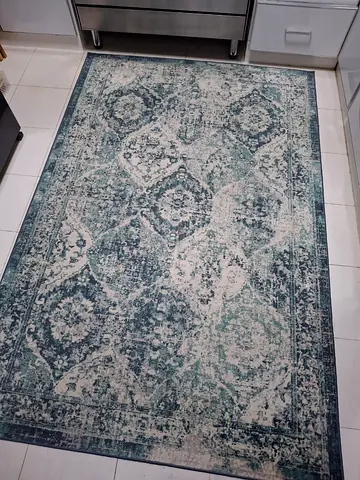Used patterned area rug medium-size Ikea rug