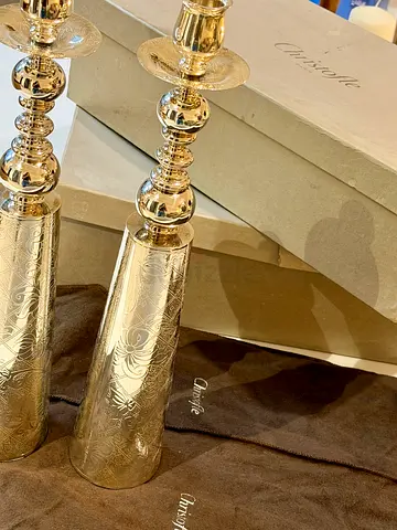 Christofle | Jardin d'Eden silver-plated candlestick