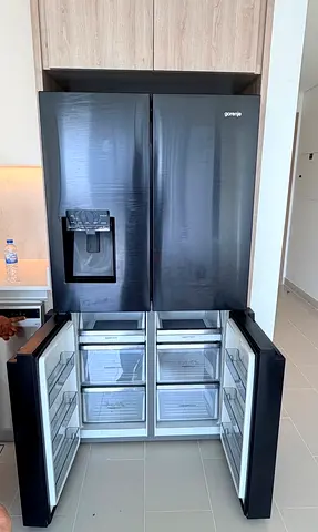 Gorenje New Model French Door Bottom Freezer Refrigerator With Water and ice Dispenser