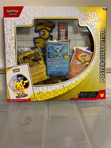 Pokémon 30th Celebration Poster Collection | 3 Packs | Sealed