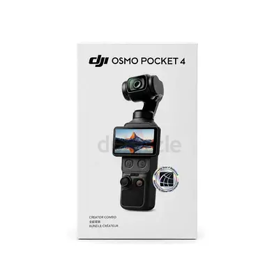 DJI Osmo Pocket 4 Creator Combo — Handheld 3-Axis Gimbal Camera (Boxed)