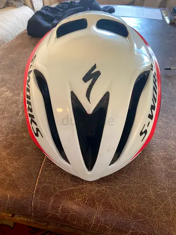 Specialized S-Works Road Cycling Helmet - White/Red, Good Condition