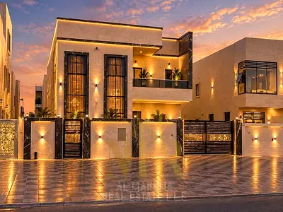 فيلا مودرن بجوار مول القبائل ومطلة علي شارع الشيخ محمد بن زايد موقع مميز شامل رسوم التسجيل والتمليك