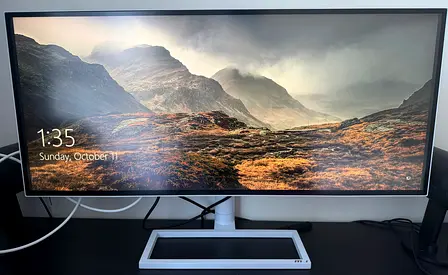 MSI Prestige PS341WU 34-Inch 5K2K Ultrawide Monitor (White / Silver / Gold)