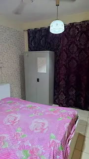 Spacious Furnished room with balcony for Indian executives or family couples