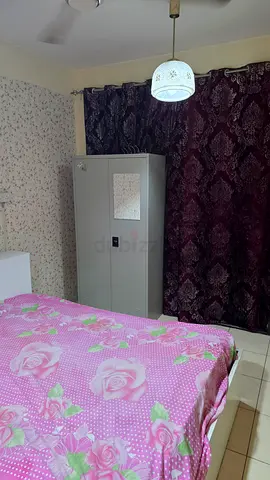 Spacious Furnished room with balcony for Indian executives or family couples