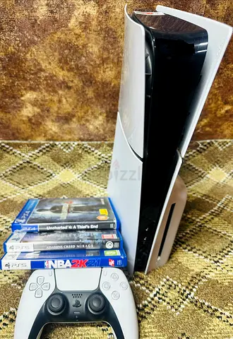 PS5 Slim 1TB Disc Edition UAE Version + 3 Games