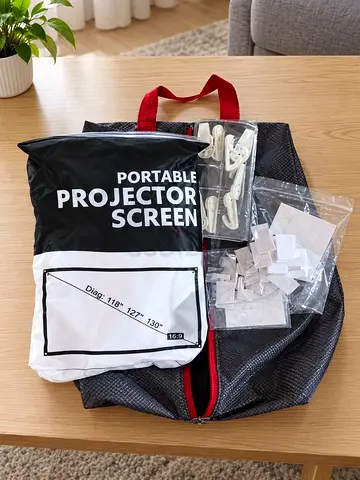 White projector screen 84 inch