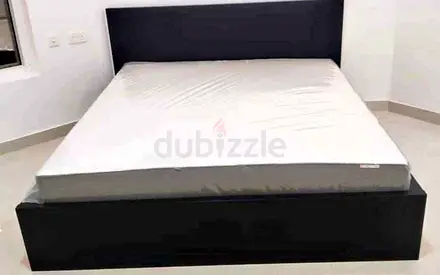 IKEA Malm King size storage bed frame with IKEA brand mattress for sale in good condition Size:180/