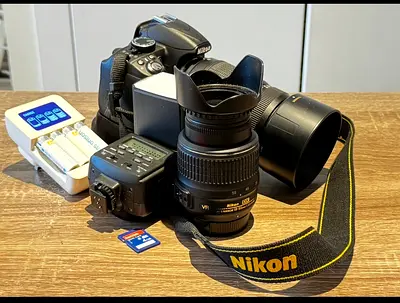 Nikon DSLR Kit with 18-55mm VR Lens, Speedlight & Accessories