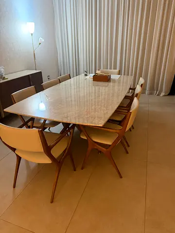 A set of dining table, Buffet, Coffee table and Side table